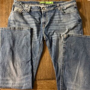 Rock and Roll pistol straight Classic Blue Denim Jeans size 44x36